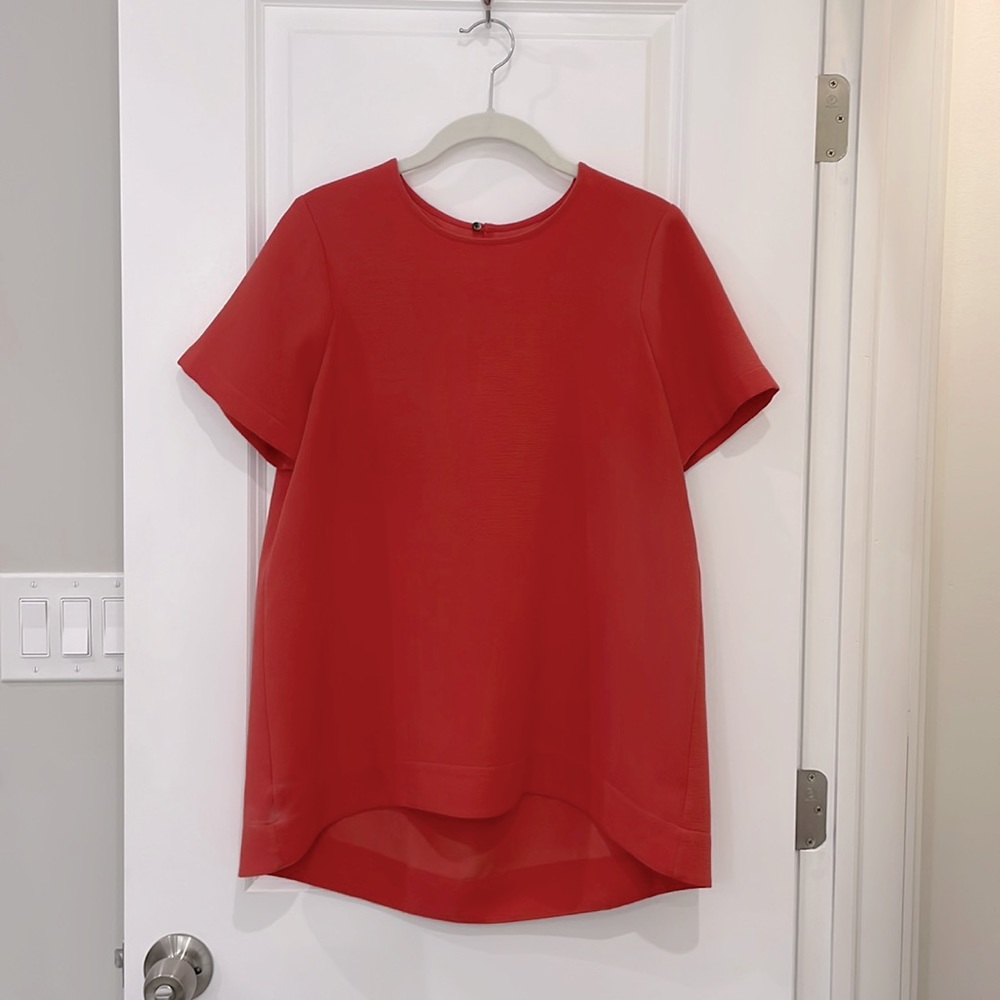 Madewell Coral Colored Top